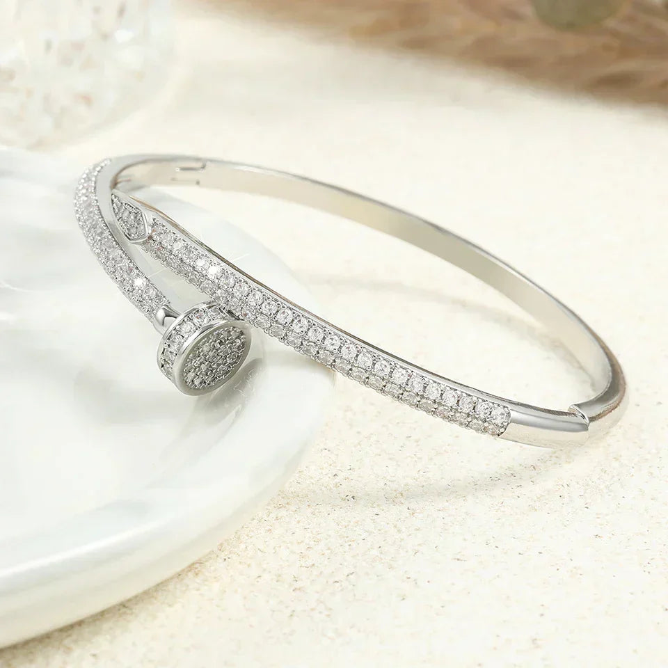 SPIJKER Deluxe Armband met Zirkonia