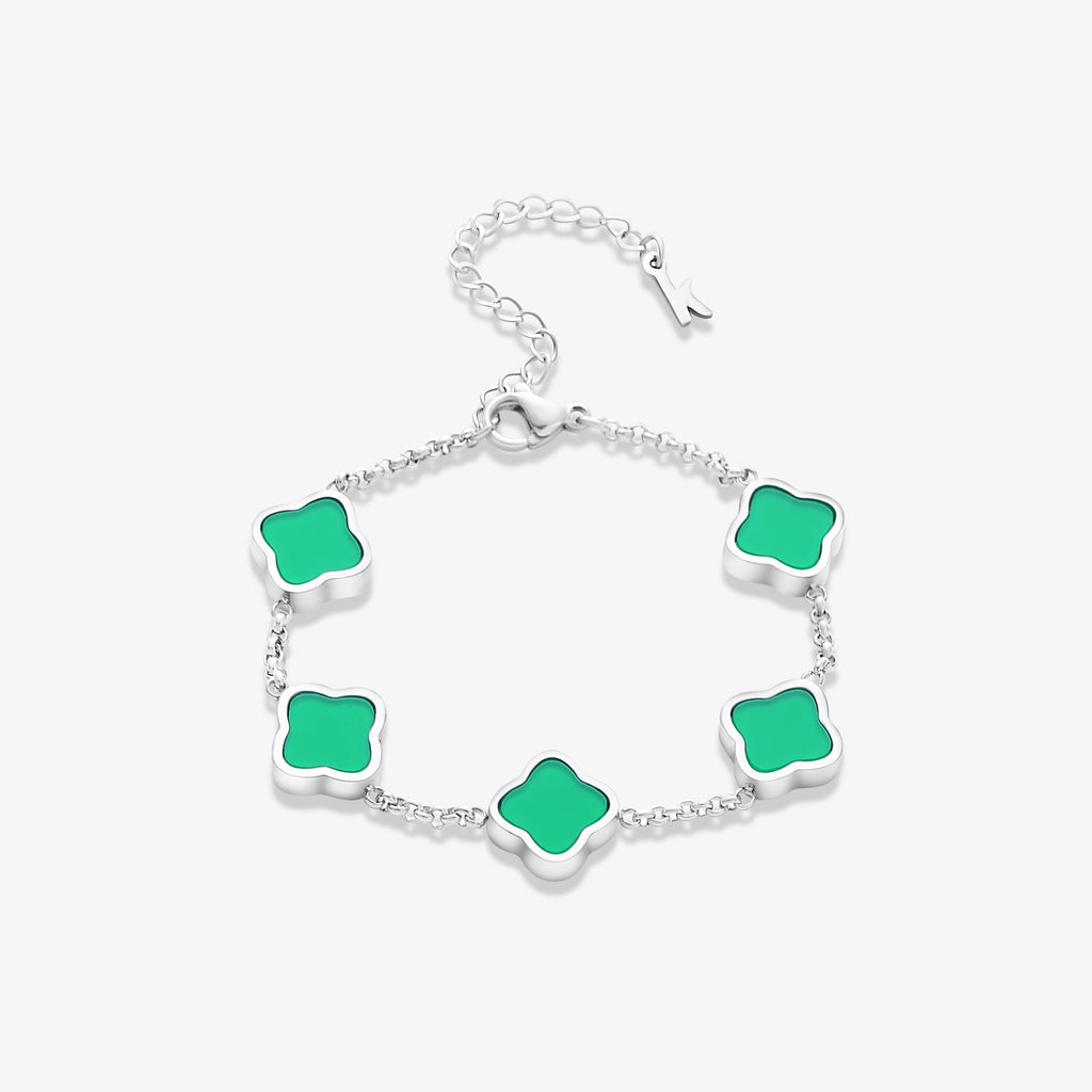 CLOVER Zilveren Armband