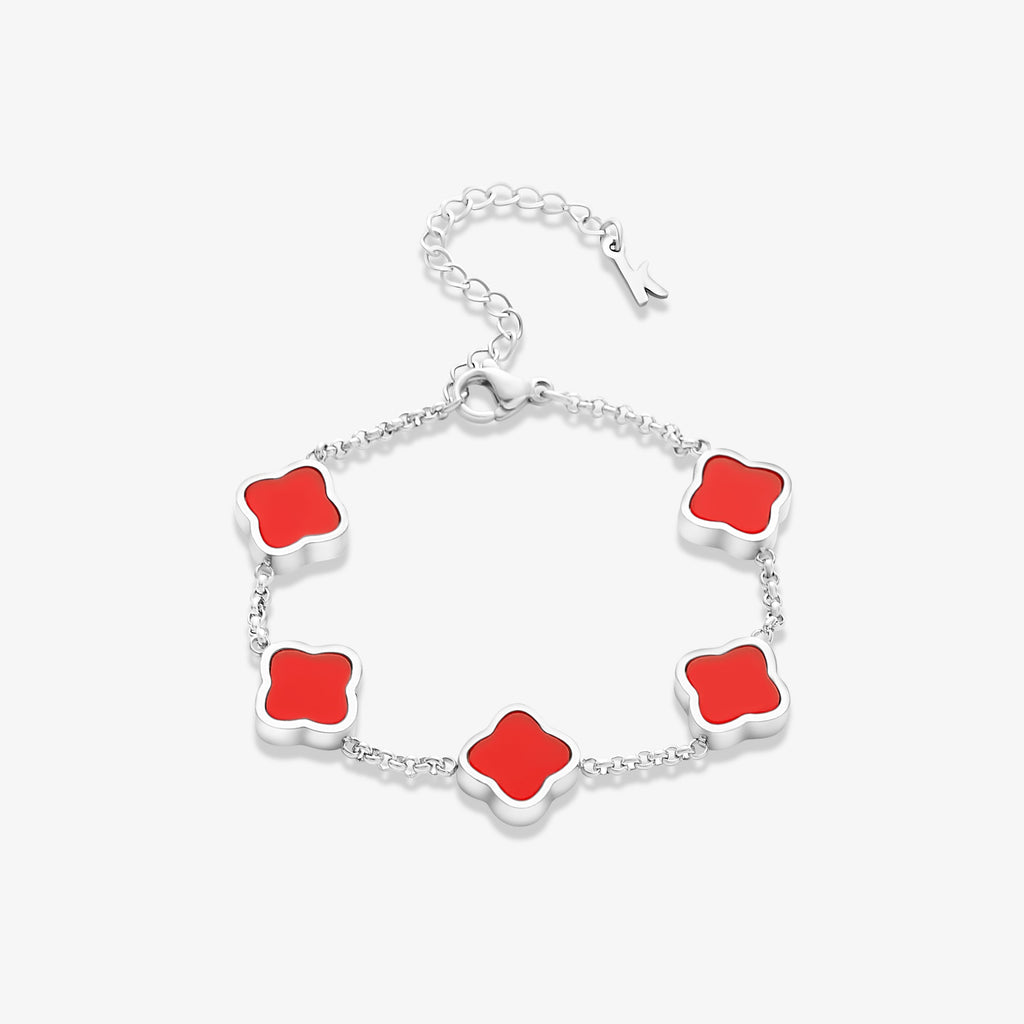 CLOVER Zilveren Armband
