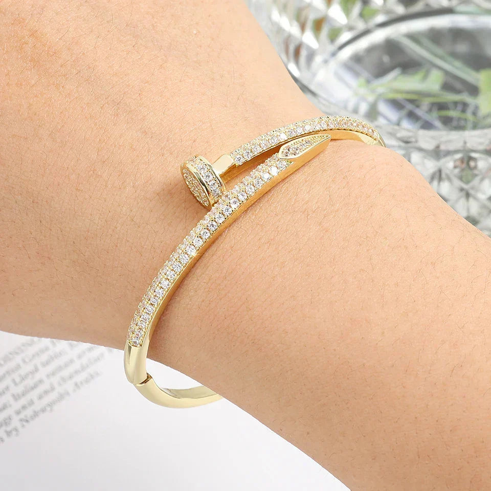 SPIJKER Deluxe Armband met Zirkonia