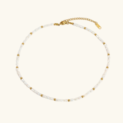 VIP-BALI Gouden Parelketting