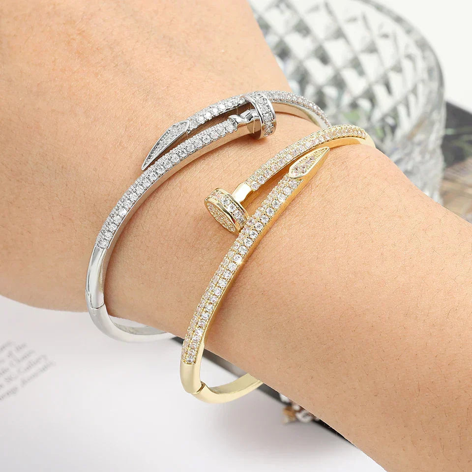 SPIJKER Deluxe Armband met Zirkonia