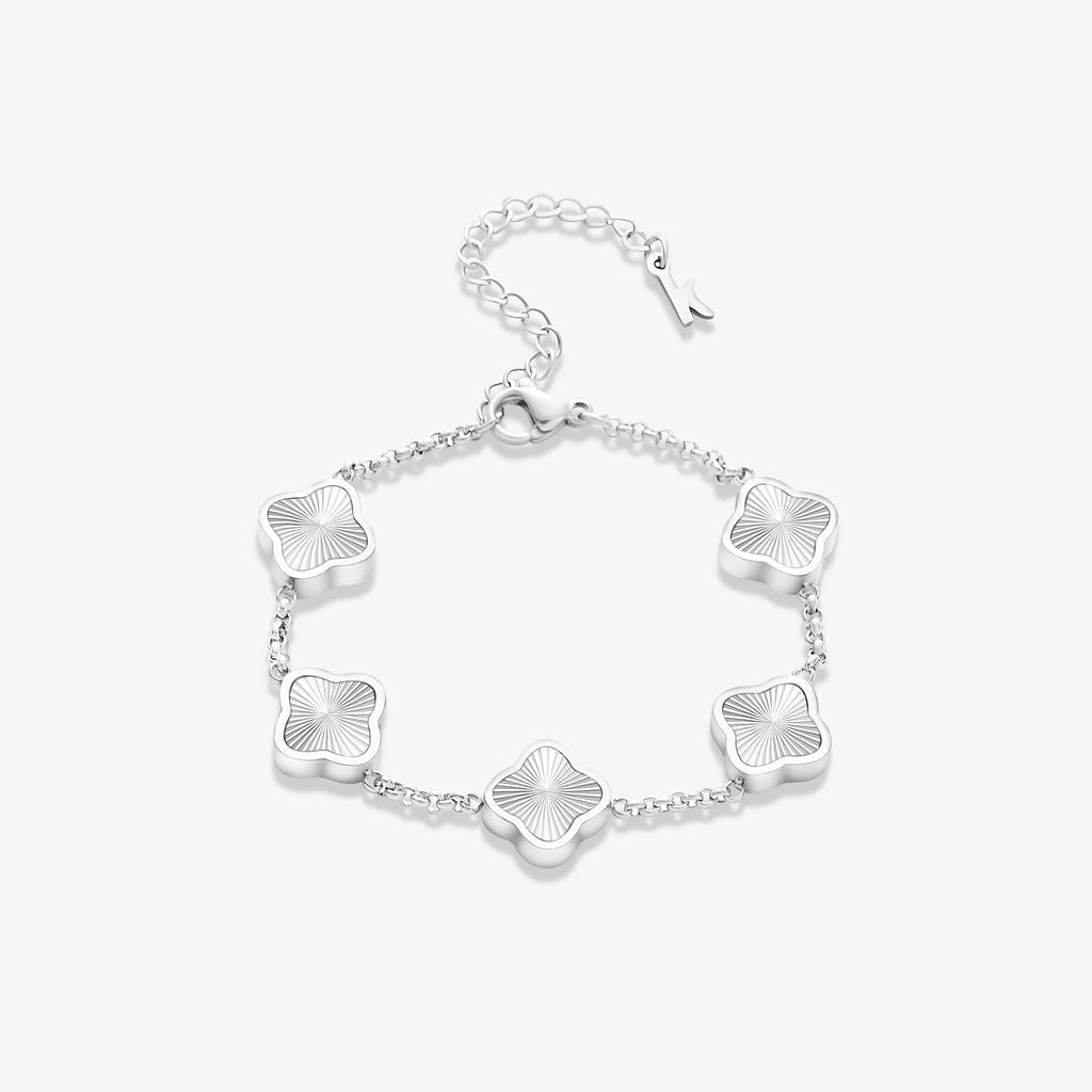 CLOVER Zilveren Armband