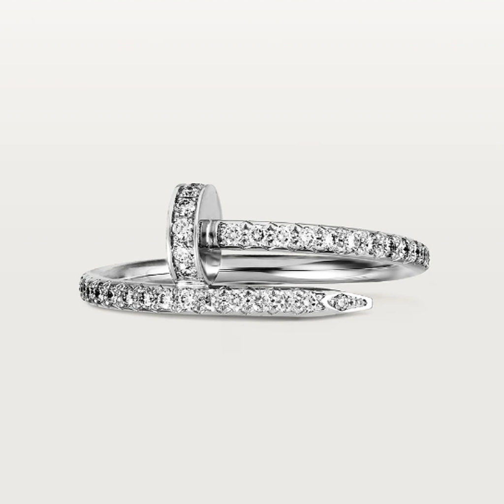 SPIJKER Elegante Ring met Zirkonia