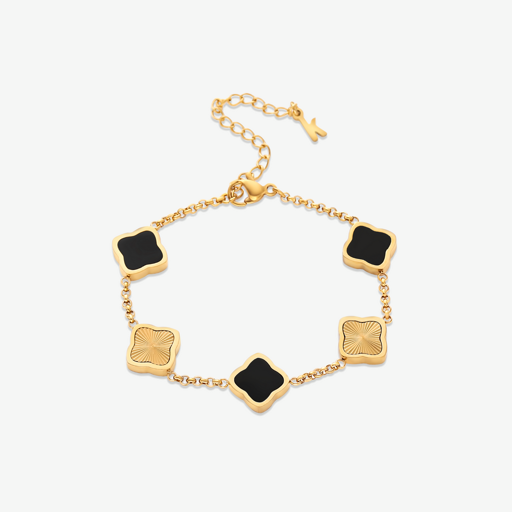 CLOVER Gouden Armband