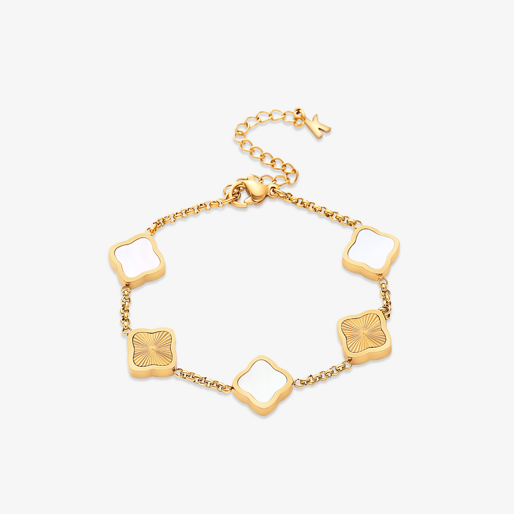 CLOVER Gouden Armband