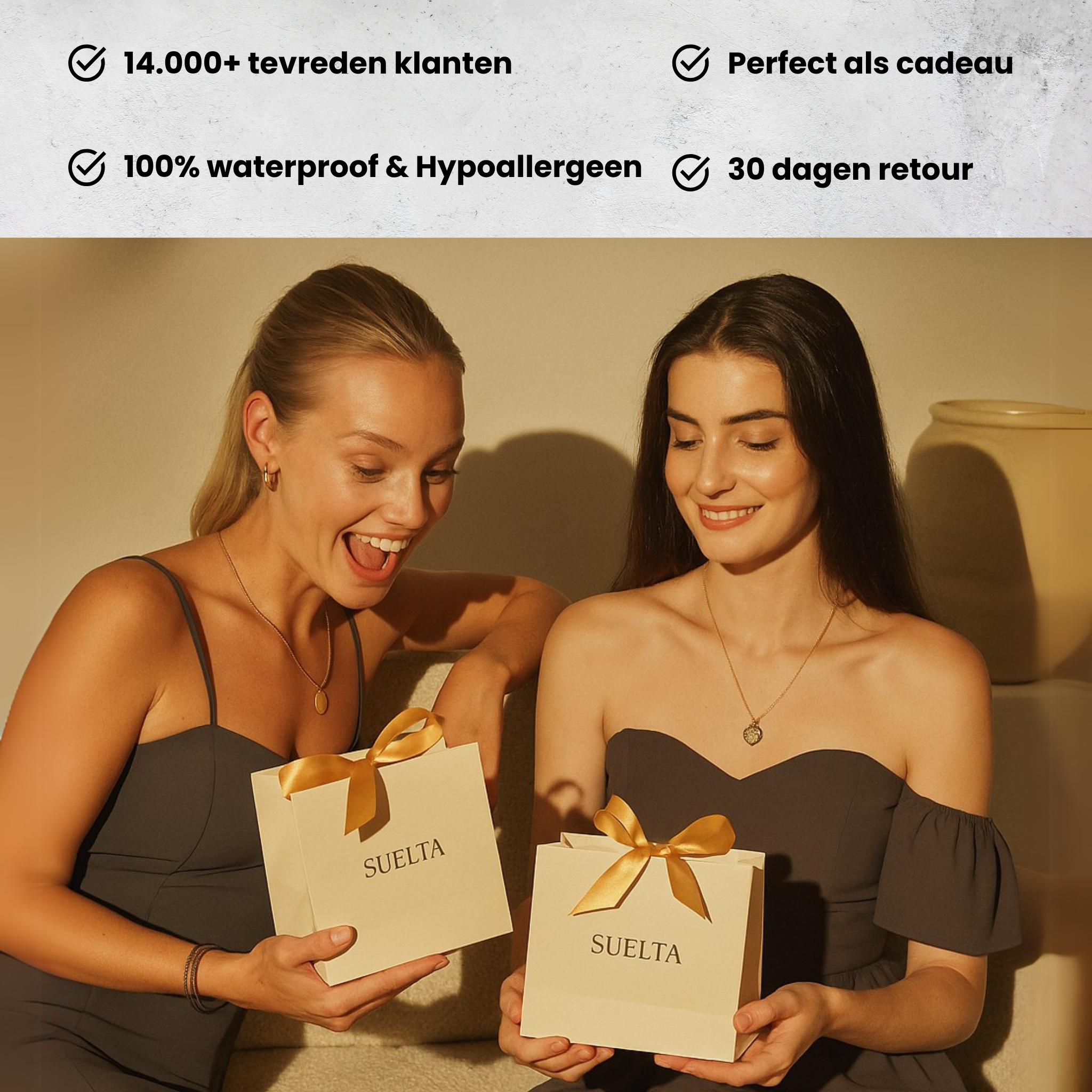VIP-BALI Gouden Parelketting