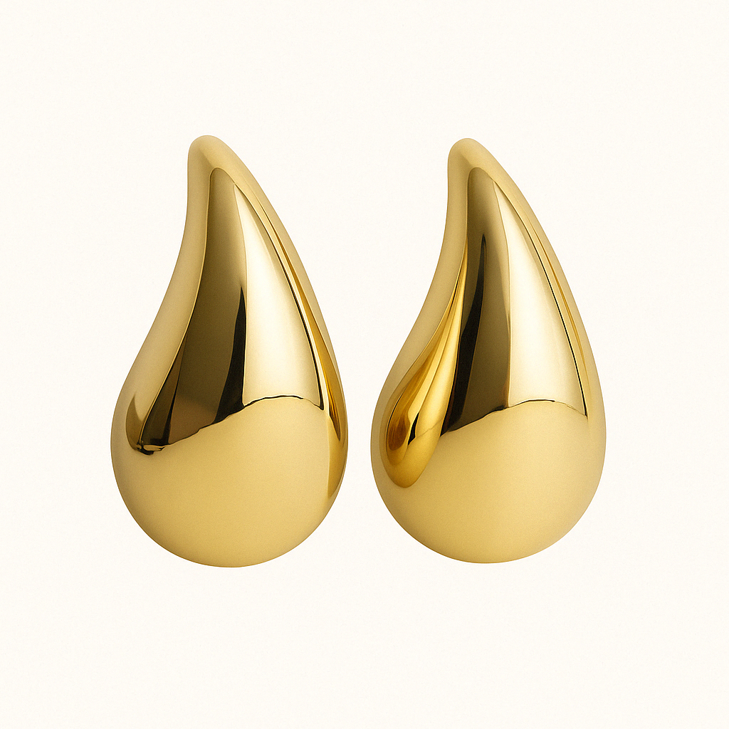 ELLA Waterdruppel Oorbellen | Goud