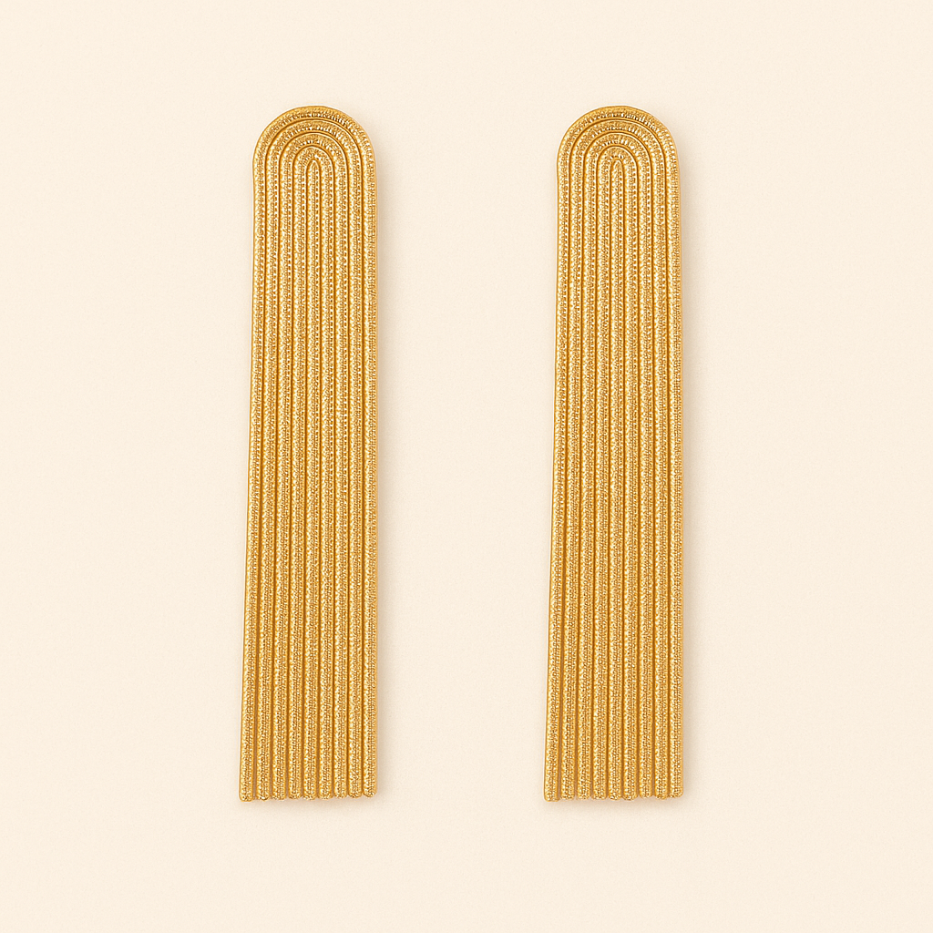 LYRA Gouden Fringe Oorbellen