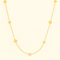 CARRIE Gouden Klaver Ketting