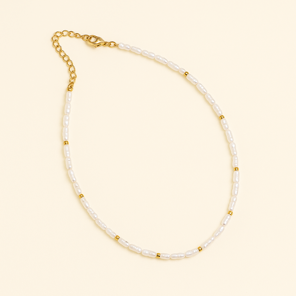 VIP-BALI Gouden Parelketting