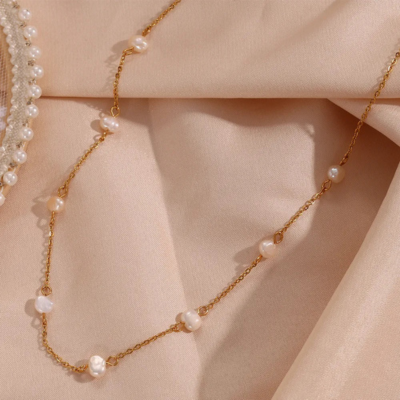 VIP-LANEY Gouden Parelketting