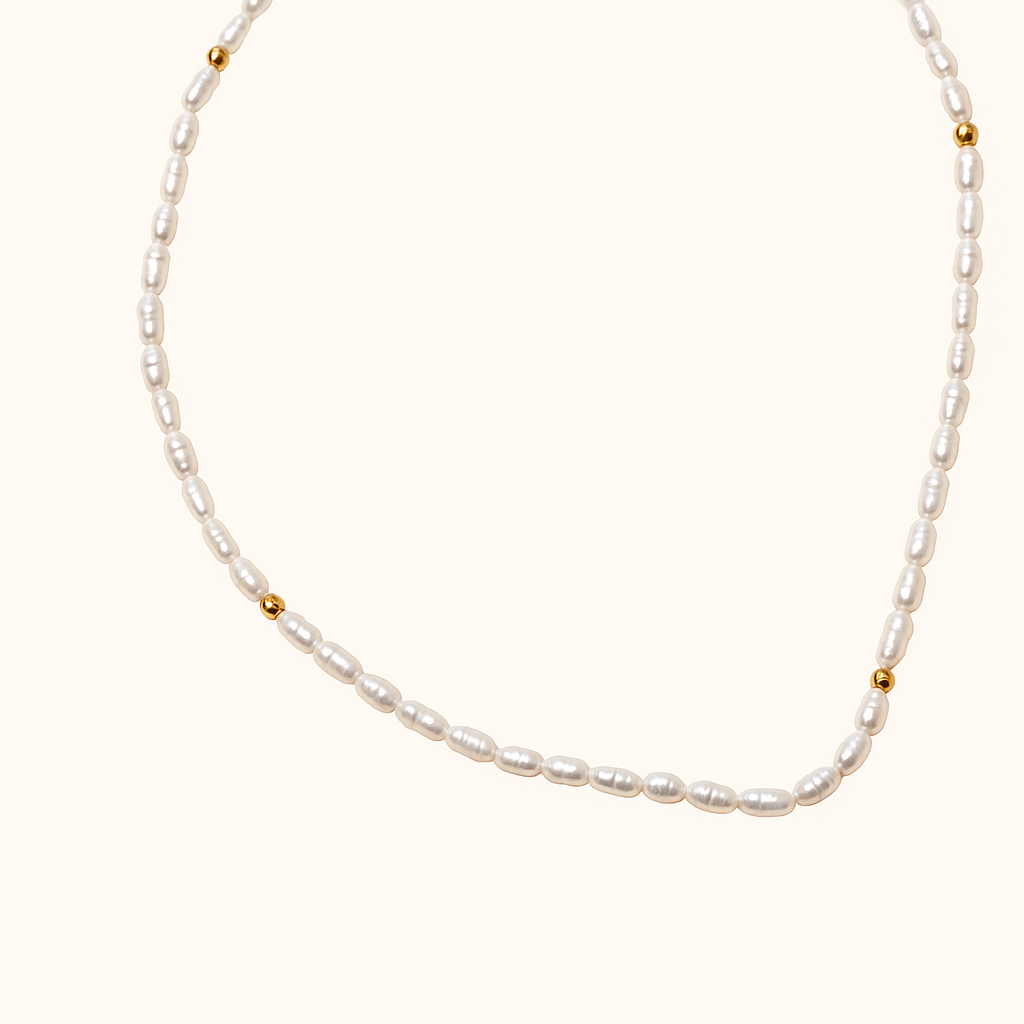 VIP-BALI Gouden Parelketting